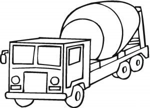 300x216 Street Sweeper Truck Coloring Page