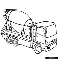 236x240 Tons Of Coloring Pages For Kids. Lots Of Construction Trucks