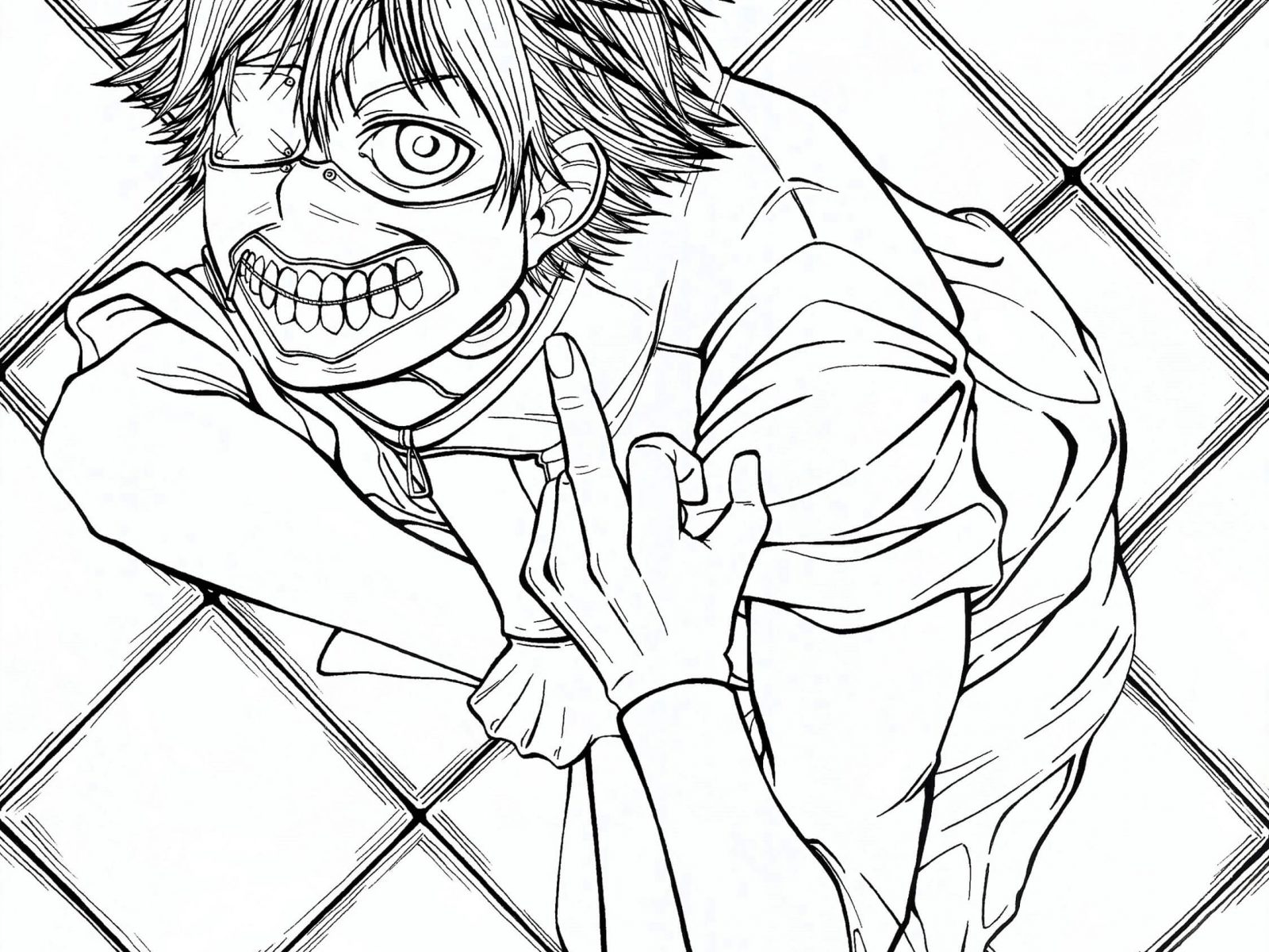 1600x1200 Nice Ku Coloring Pages Illustration