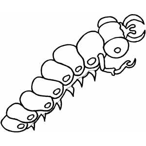 300x300 Centipede Coloring Page