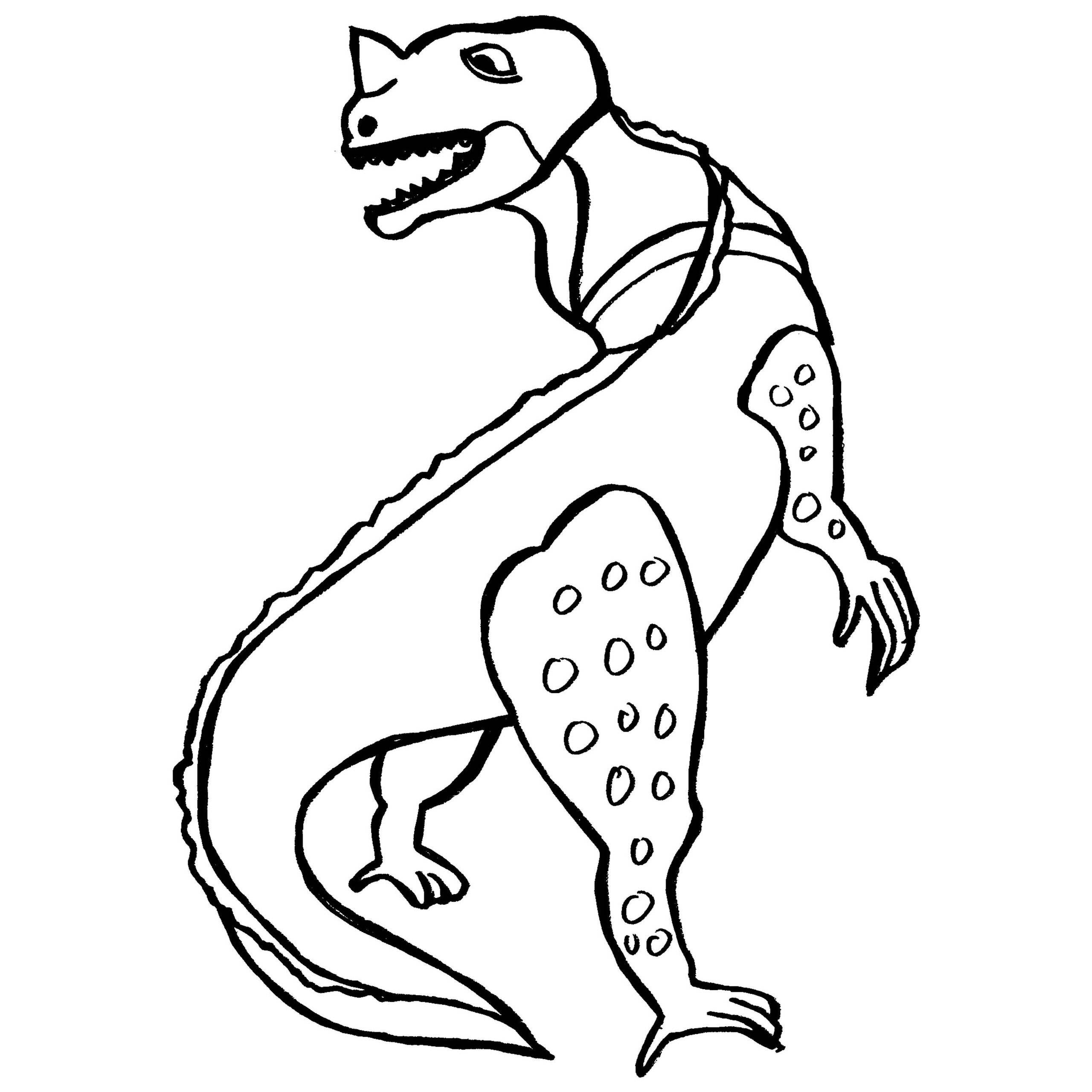 2560x2560 Ceratosaurus Coloring Pages Free Coloring For Kids 2018