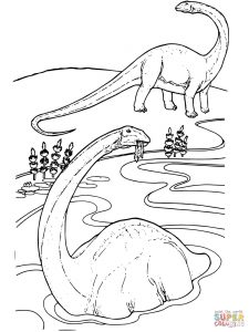 225x300 Ceratosaurus Cartoon Coloring Page