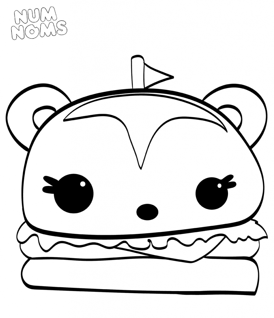 Cereal Box Coloring Page