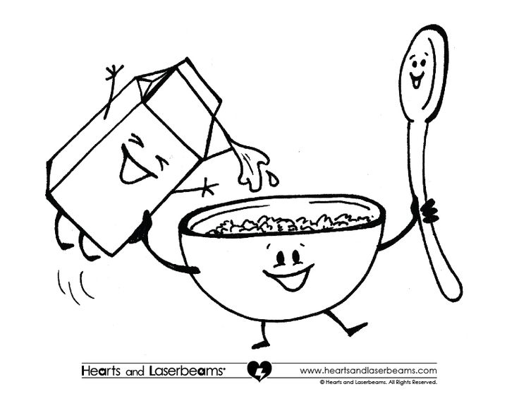 736x568 Cereal Coloring Pages Color Bros