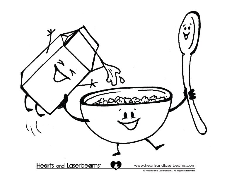 792x612 Cereal Box Coloring Pages