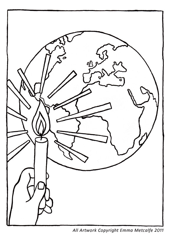576x795 Top 70 Light Coloring Pages