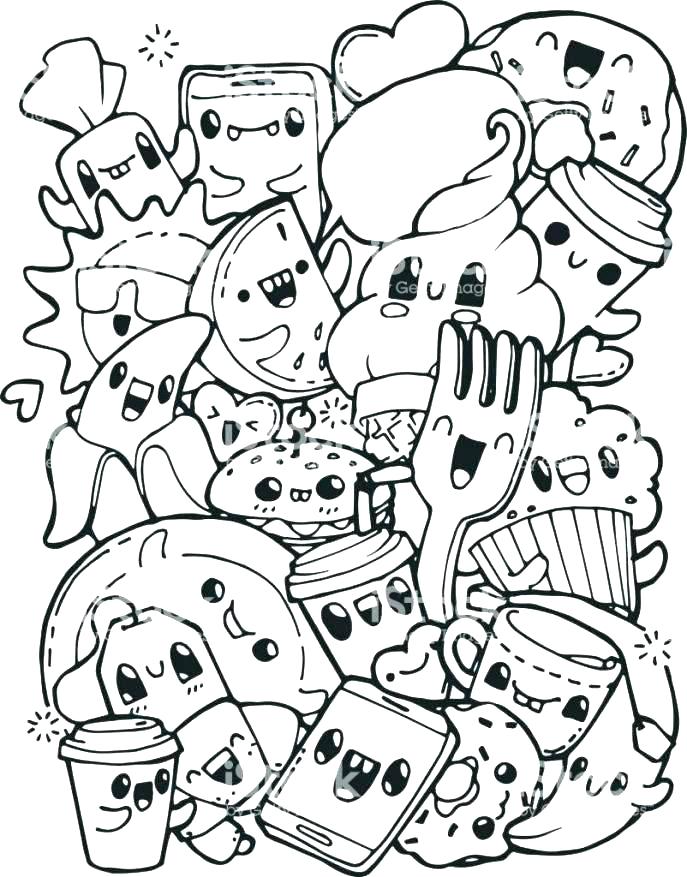 687x877 Coloring Pages Of Food Breakfast Coloring Pages Breakfast Food