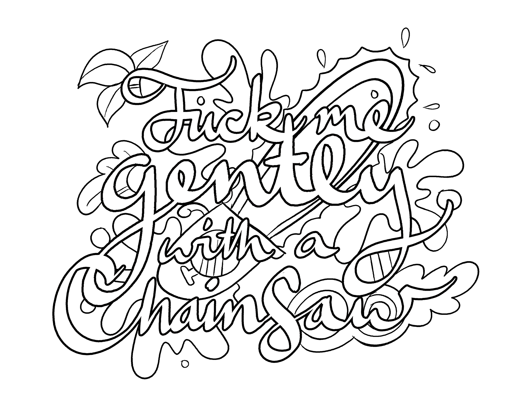 2048x1582 Pin By Stephanie Hoch On Coloring Pages Chainsaw