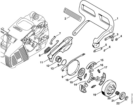448x354 Stihl Ms 310 Parts Diagram Chainsaw Sketch Coloring Page