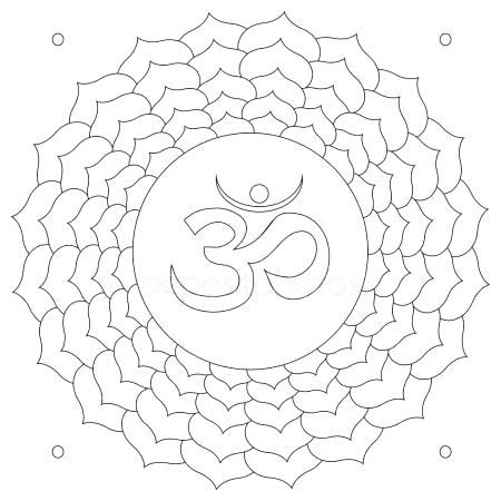 Chakra Coloring Pages