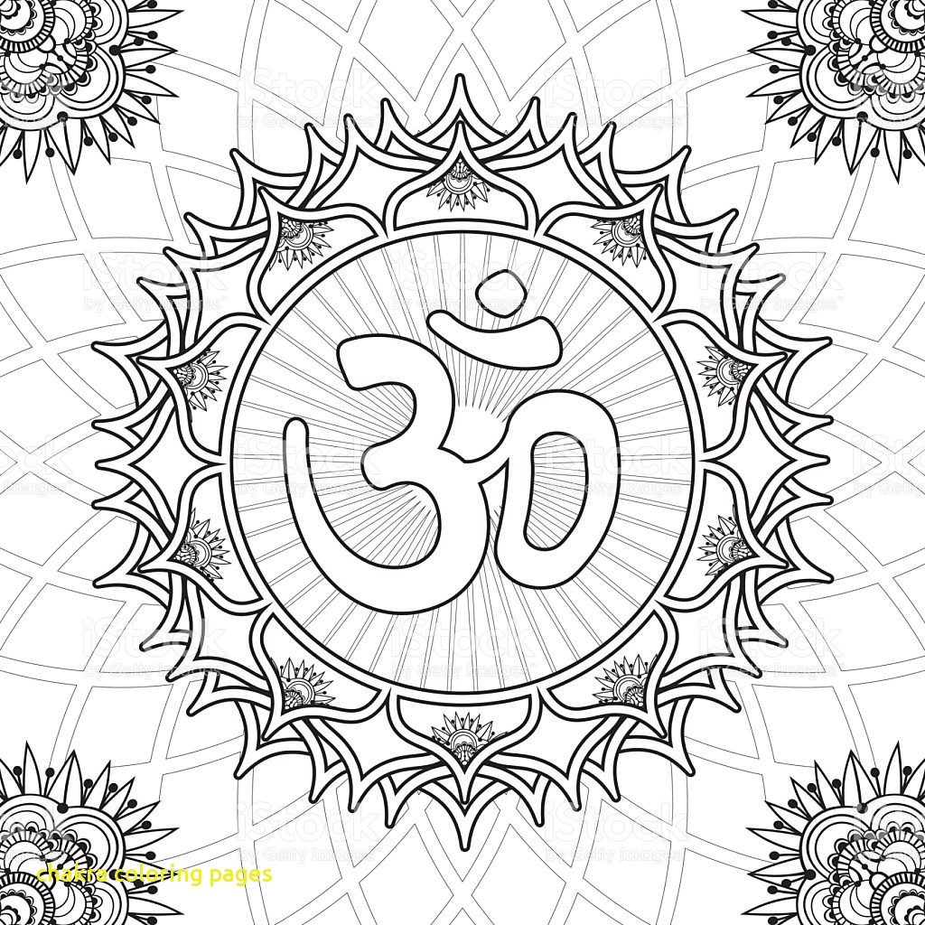 1024x1024 Chakra Coloring Pages With Coloring Page Chakra 7 Sahasrara Stock