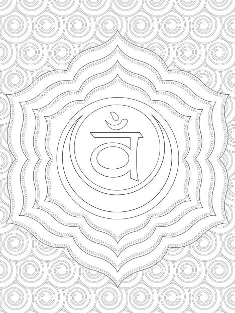 468x625 Chakra Coloring Pages Fresh Yoga And Meditation Coloring Book