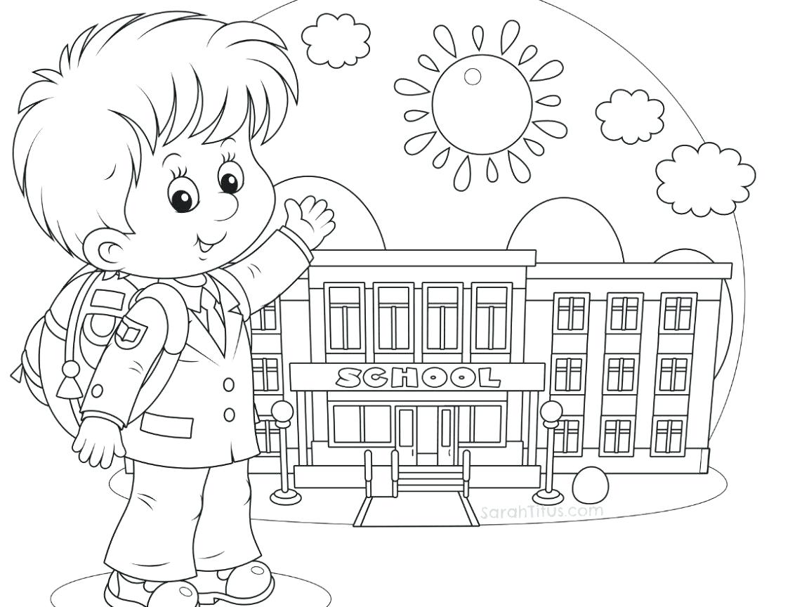 1152x864 Coloring Page ~ School Coloring Page Click The Student With Books