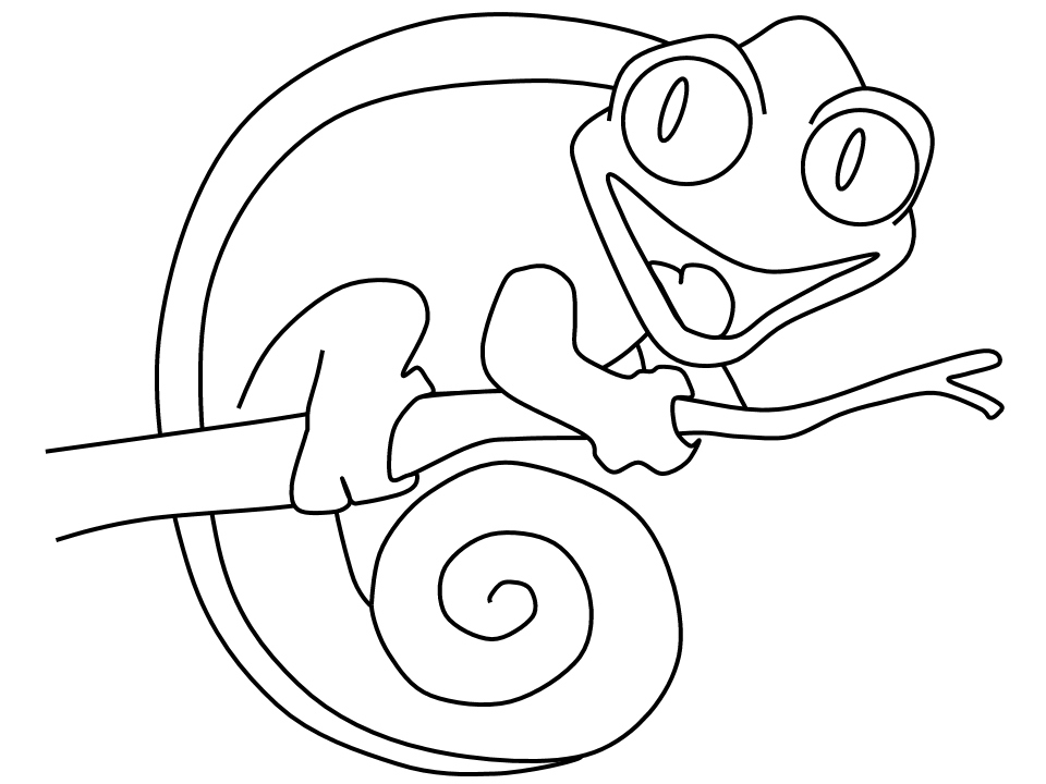 960x720 Chameleon Coloring Page New Chameleon Coloring Page Az Coloring