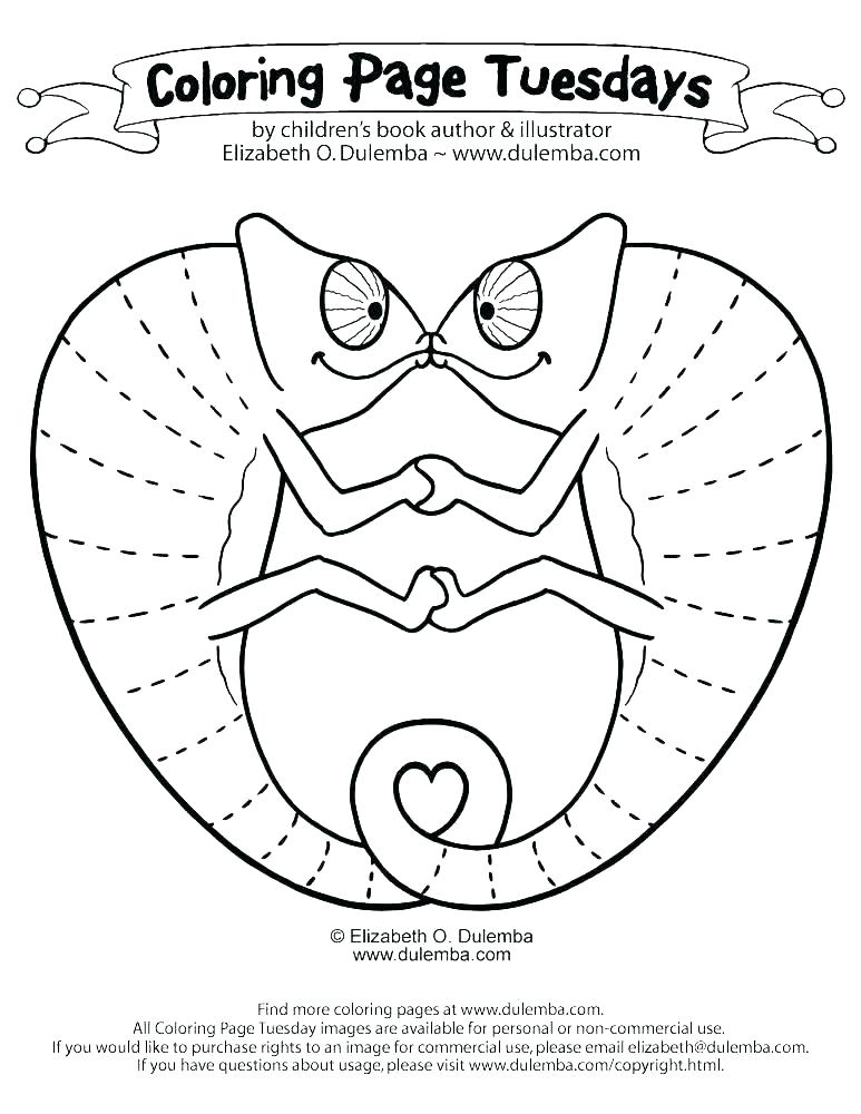773x1000 Reptiles Coloring Pages The Mixed Up Chameleon Coloring Page