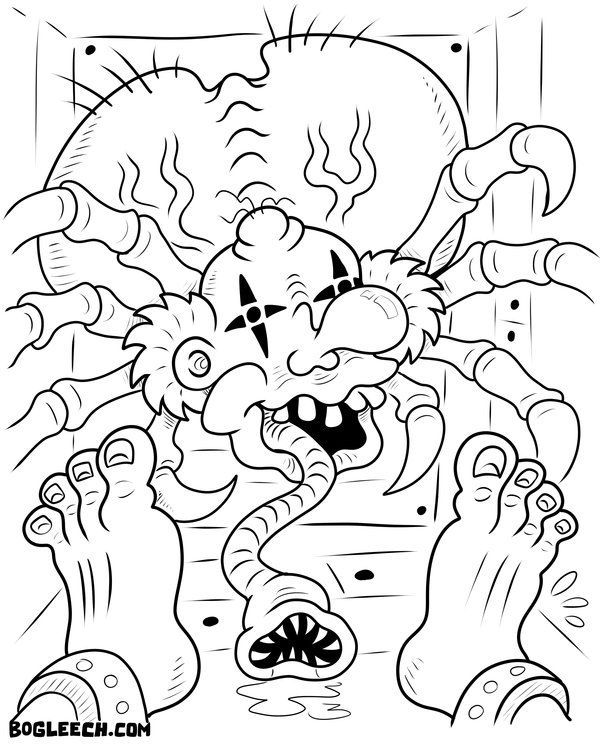 600x750 Nightmare Fuel Coloring Page 2 By Scythemantis