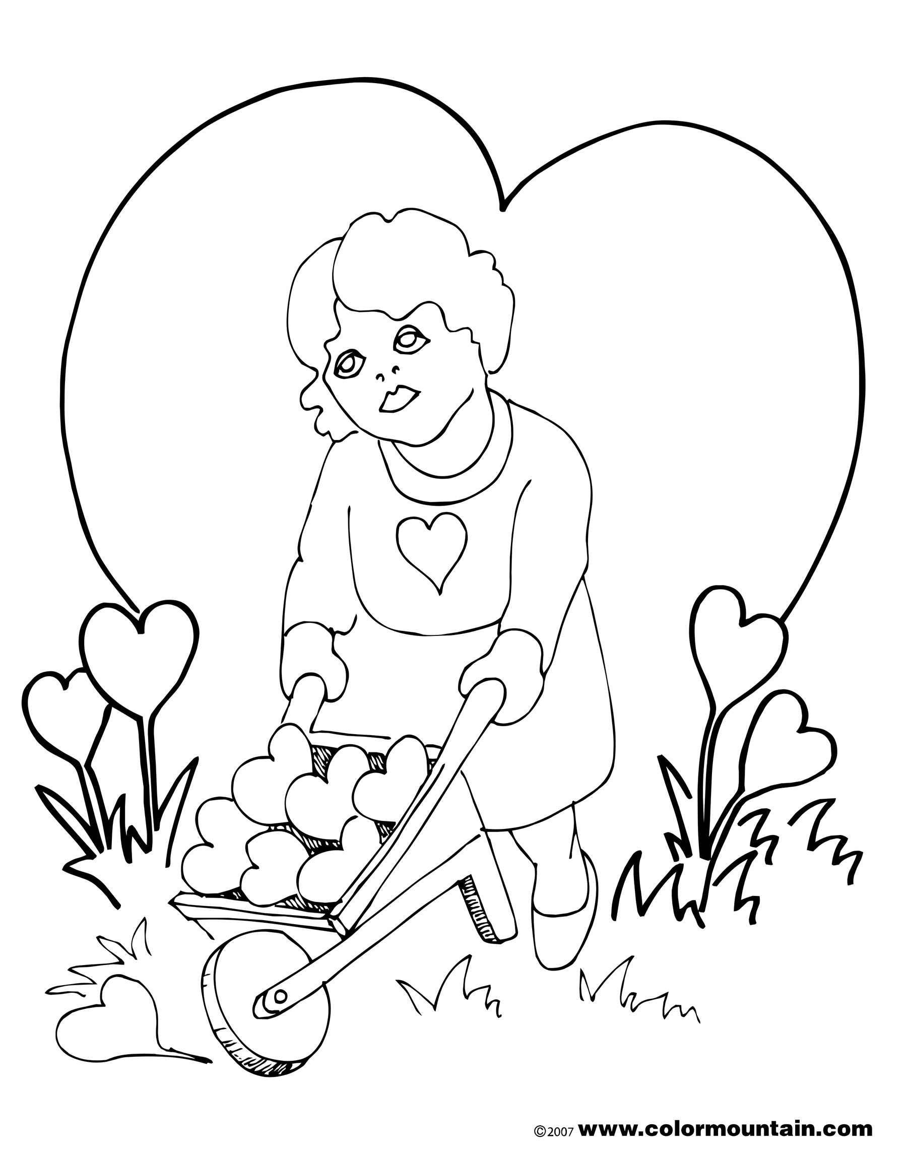 1800x2294 Valentine Coloring Sheet