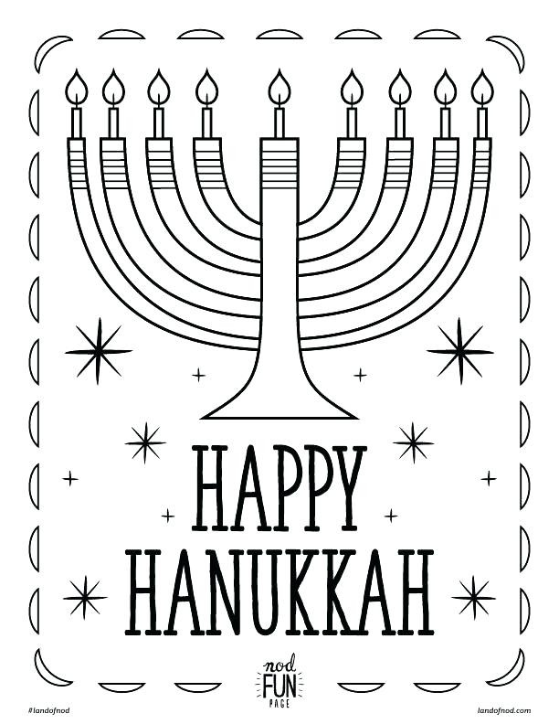 612x792 Hanukkah Coloring Page With Cat Animal Jr Remarkable Wagashiya