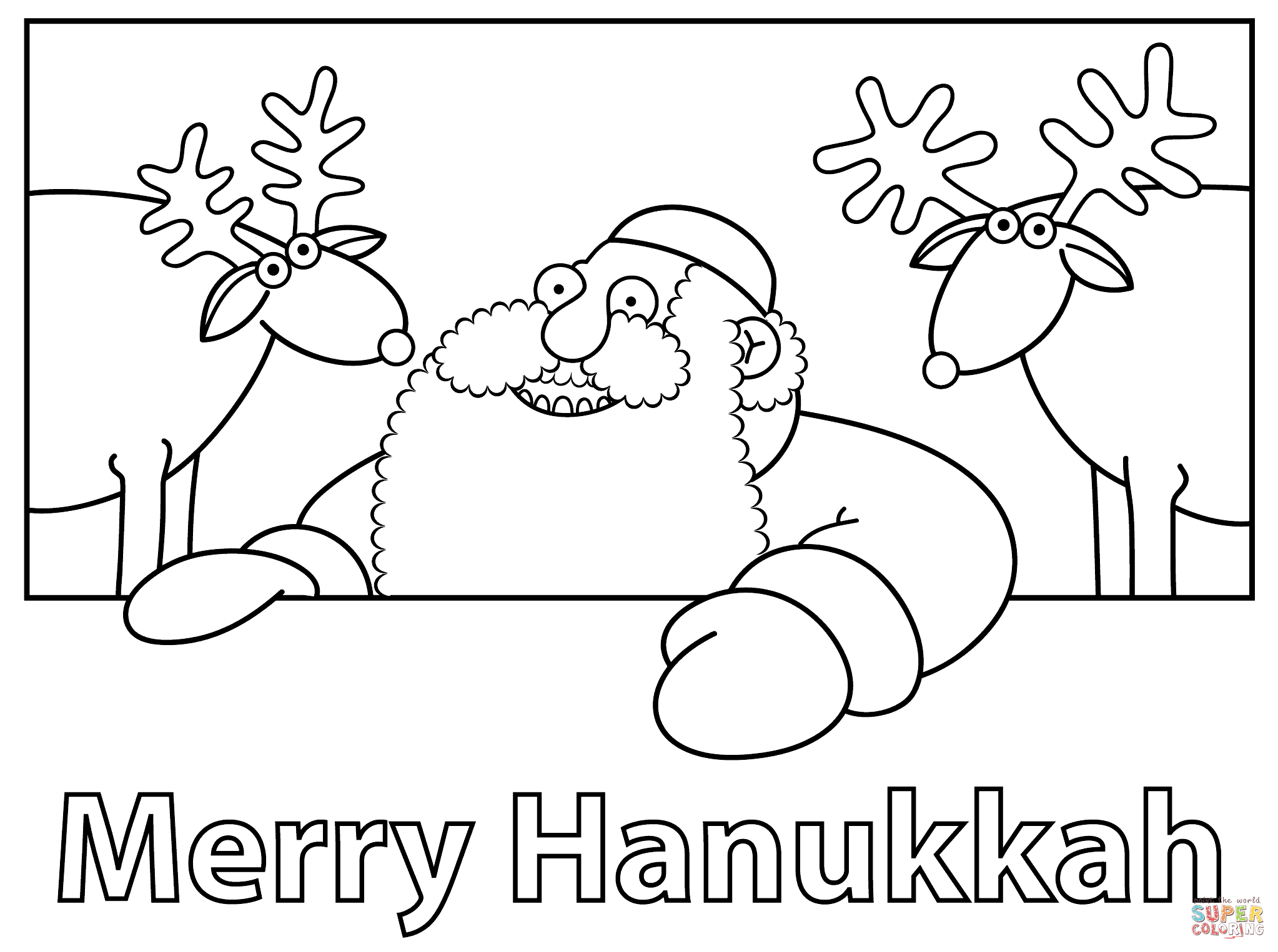 2046x1526 Impressive Hanukkah Pictures To Color Reliable Merry Coloring Page