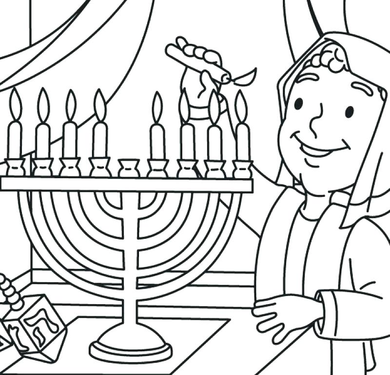 800x768 Menorah And Dreidel Coloring Pages Gorgeous Dreidel Coloring Page
