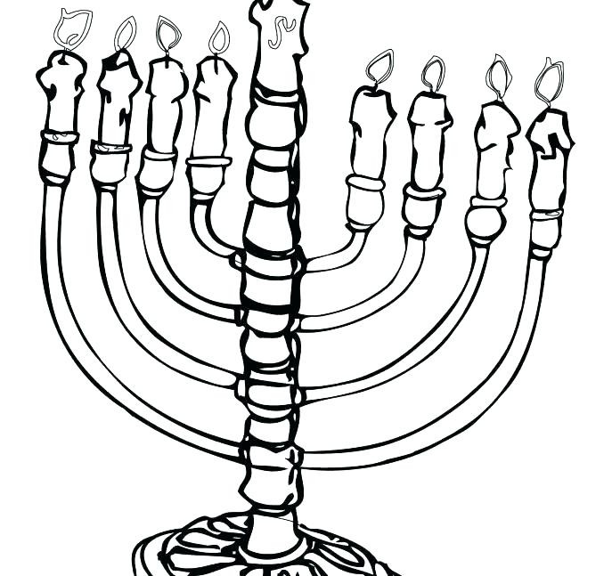 687x647 Hanukkah Coloring Wagashiya