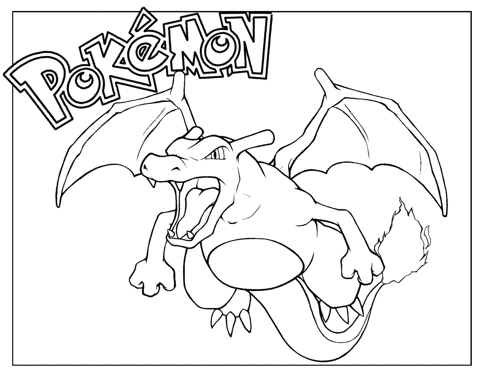 1668x1301 Charizard Pokemon Coloring Sheet Coloring Pages