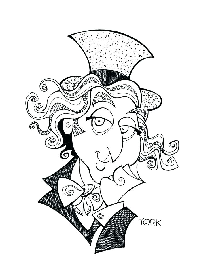 736x924 Willy Wonka Coloring Pages Willy And The Chocolate Factory