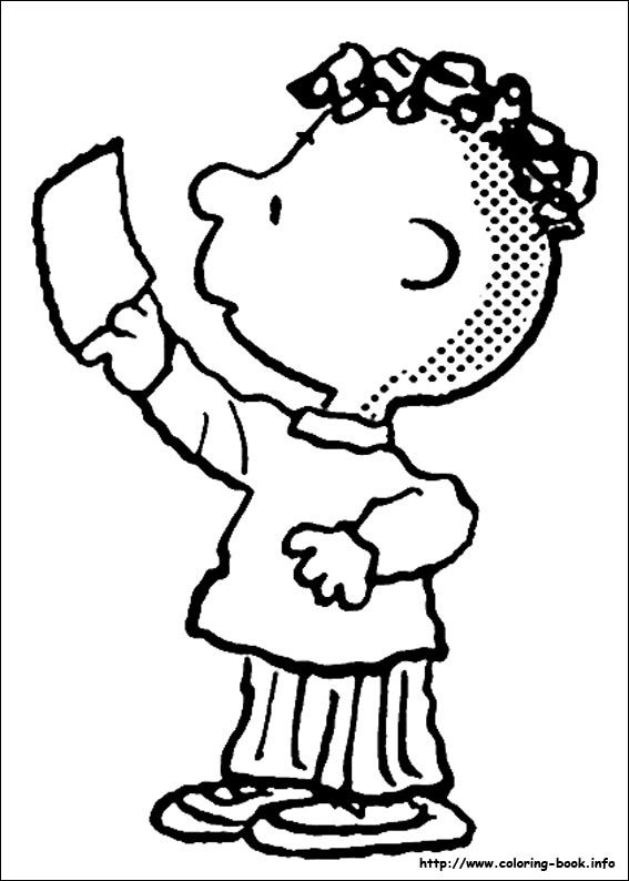 Charlie Brown Characters Coloring Pages