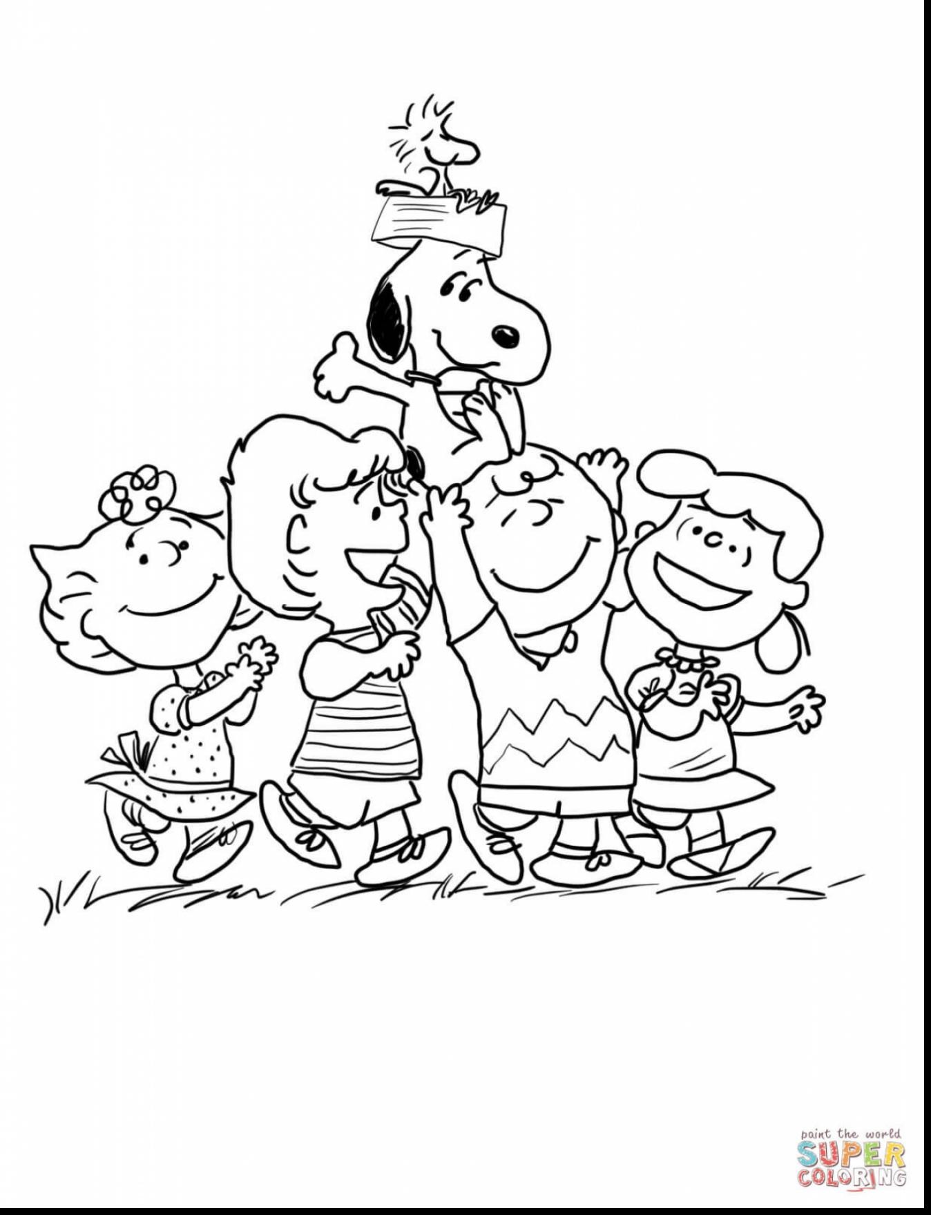 1348x1760 Charlie Brown And Christmas Coloring Pages For Kids Inspirational