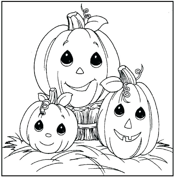 736x745 Pumpkin Coloring Pages Free