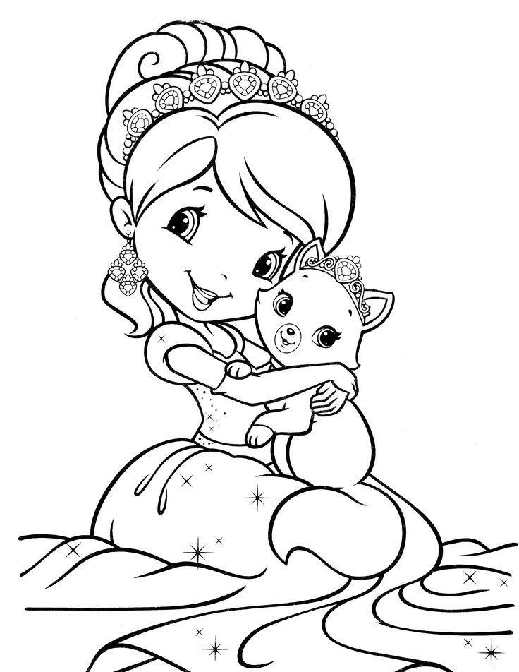 736x952 Strawberry Shortcake Worksheet