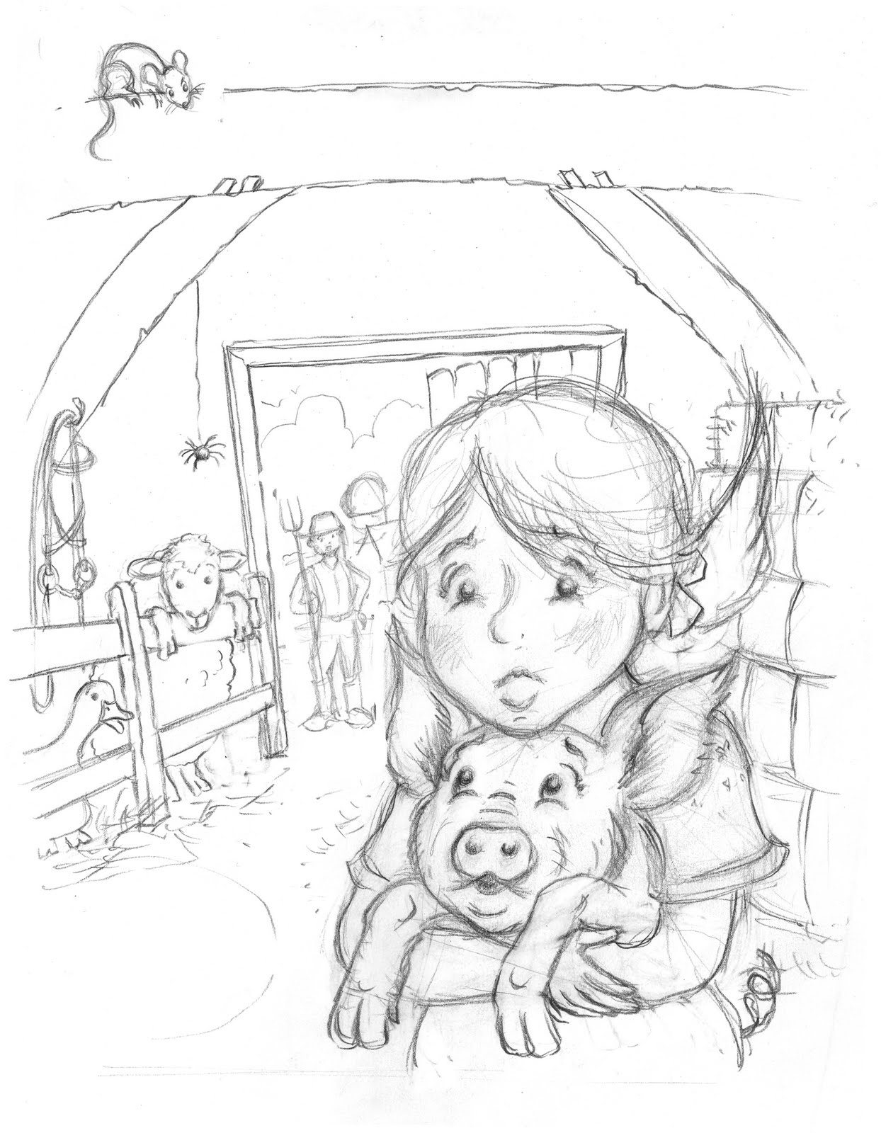 1244x1600 Charlottes Web Coloring Pages Pig Theme Charlottes Web Theme