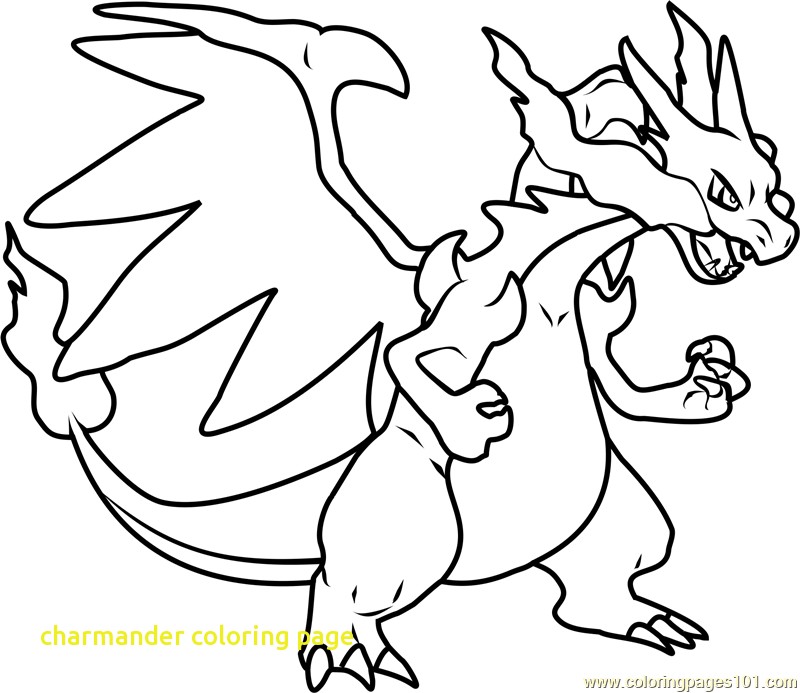 800x693 Charmander Coloring Page With Charizard Pokemon Free For Pages