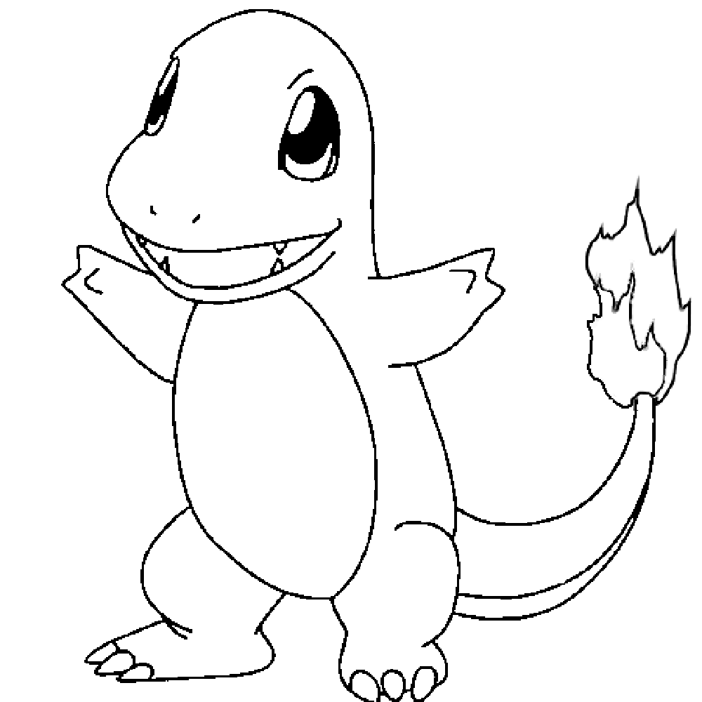 1000x1000 Pokemon Charmander Pokemon Coloring Pages Pokemon