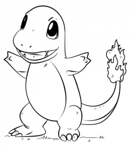 270x300 Perfect Decoration Charmander Coloring Page Charmander Pokemon