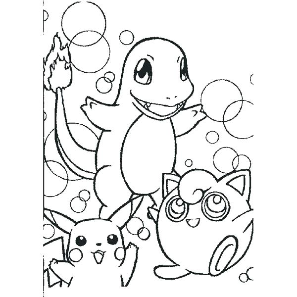600x600 Charmander Coloring Pages