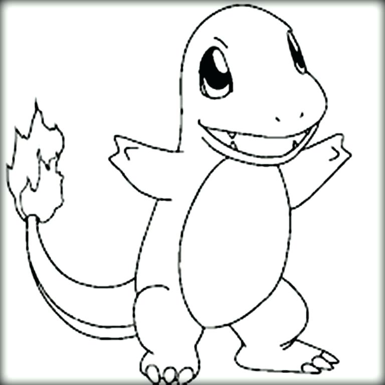 768x768 Charmander Kleurplaten