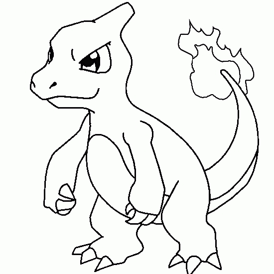 Charmeleon Coloring Page