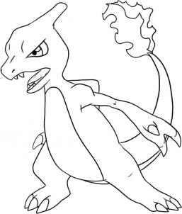 257x302 How To Draw Charmeleon