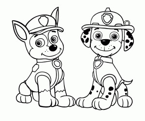 300x250 Paw Patrol Coloring Pages Elegant Chase Paw Patrol Coloring Page