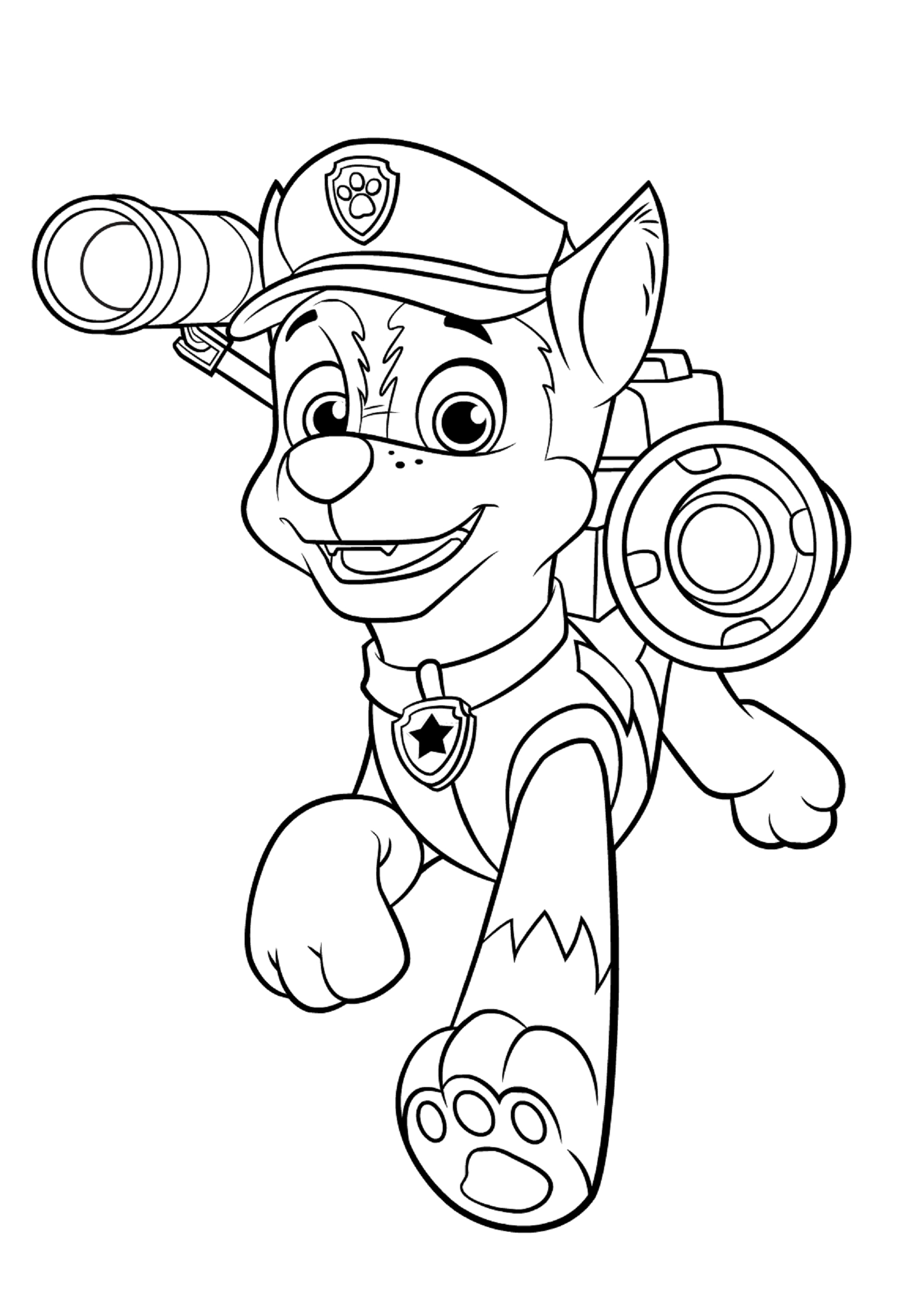 1753x2479 The Truth About Chase Paw Patrol Coloring Page