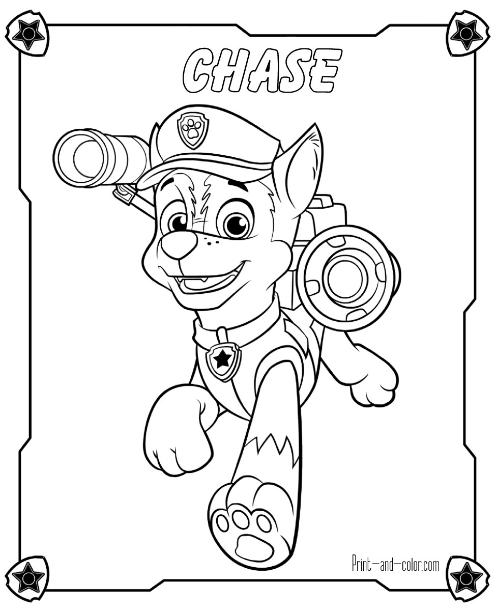 975x1200 Paw Patrol Coloring Pages Chase And Everest Setoys Tv Youtube