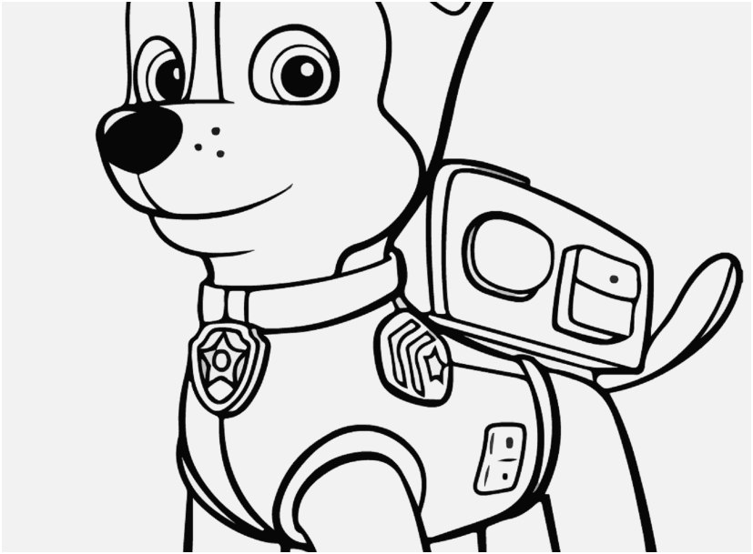 827x609 Printable Paw Patrol Coloring Pages Display Paw Patrol Chase