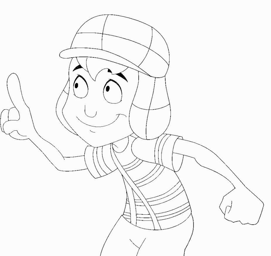 Chavo Del Ocho Coloring Pages