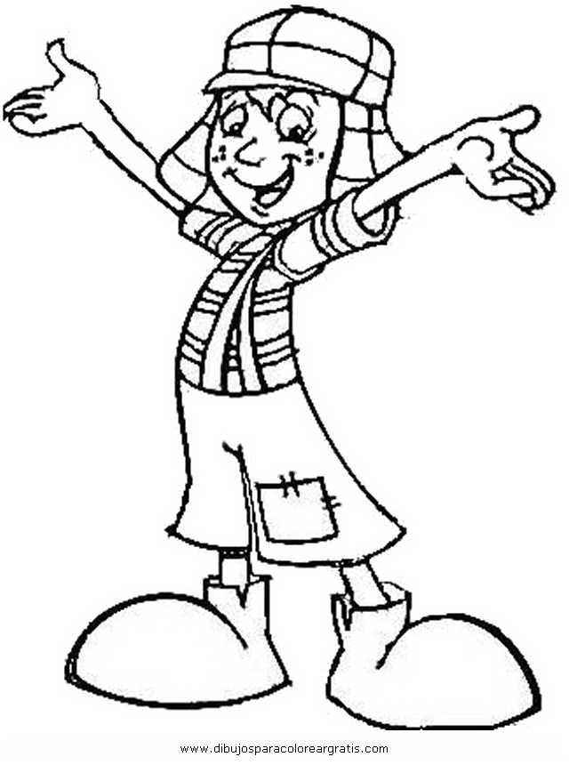 640x860 Chavo Del Ocho Coloring Pages