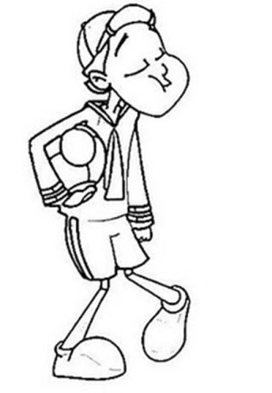 300x433 Chaves Desenho Para Colorir