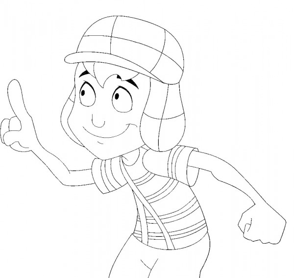 600x567 El Chavo Del Ocho Para Colorear.jpg Fiesta Del Chavo