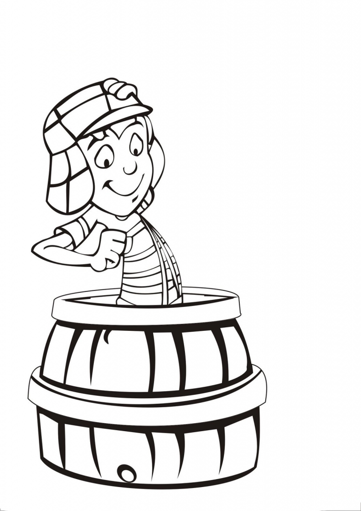724x1024 Chavo Del Ocho Coloring Pages
