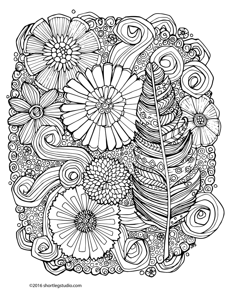 800x1016 Creating A Coloring Sheet The Gnome Ranger Short Leg Studio
