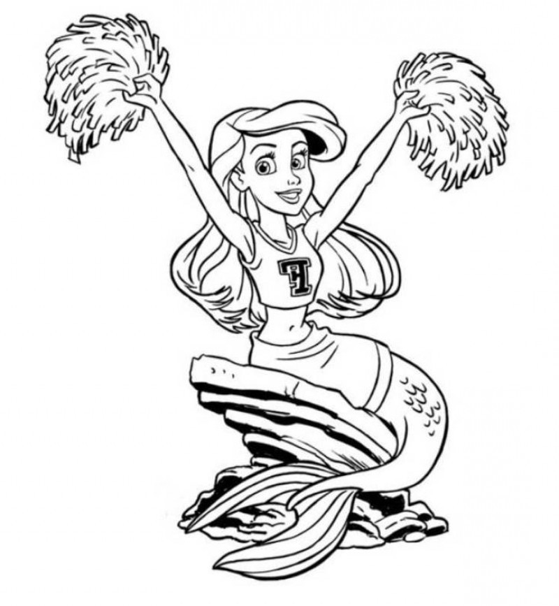 800x867 Cheerleader Ariel Princess Ariel Ariel